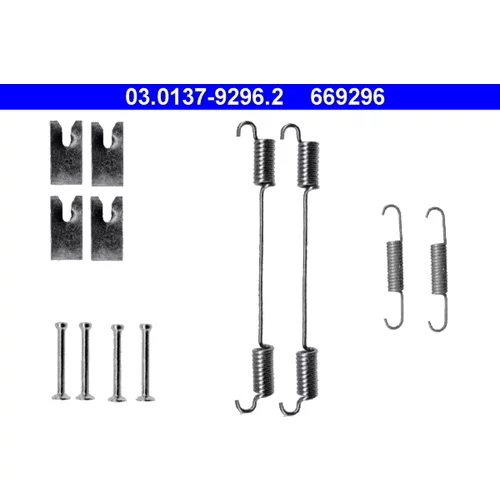 Sada príslušenstva brzdovej čeľuste ATE 03.0137-9296.2