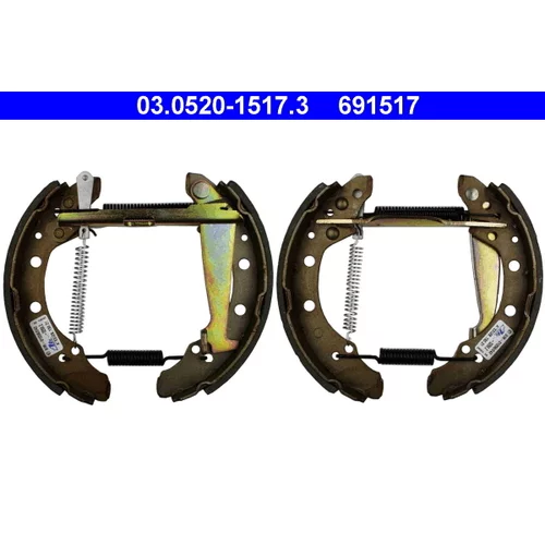Sada brzdových čeľustí ATE 03.0520-1517.3
