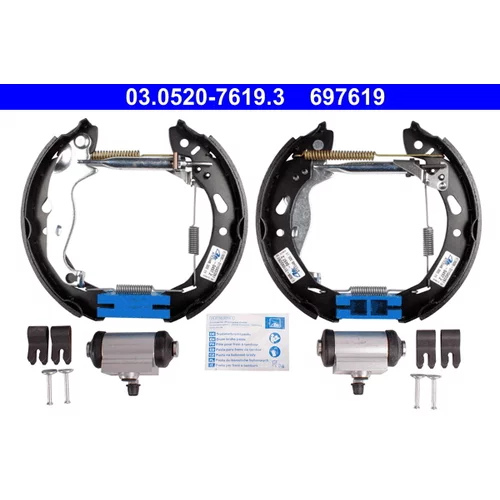 Sada brzdových čeľustí ATE 03.0520-7619.3