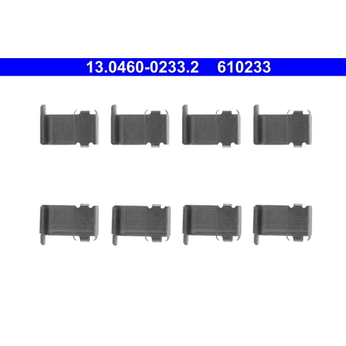 Sada príslušenstva obloženia kotúčovej brzdy ATE 13.0460-0233.2