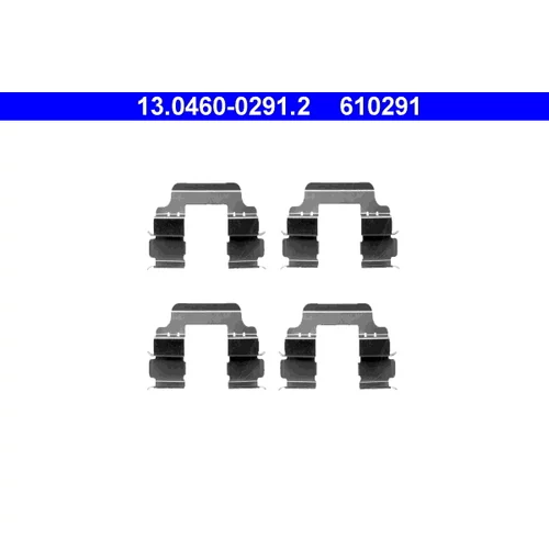 Sada príslušenstva obloženia kotúčovej brzdy ATE 13.0460-0291.2