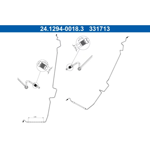 Brzdová hadica ATE 24.1294-0018.3