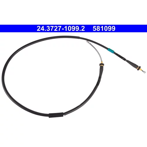 Ťažné lanko parkovacej brzdy ATE 24.3727-1099.2 - obr. 1