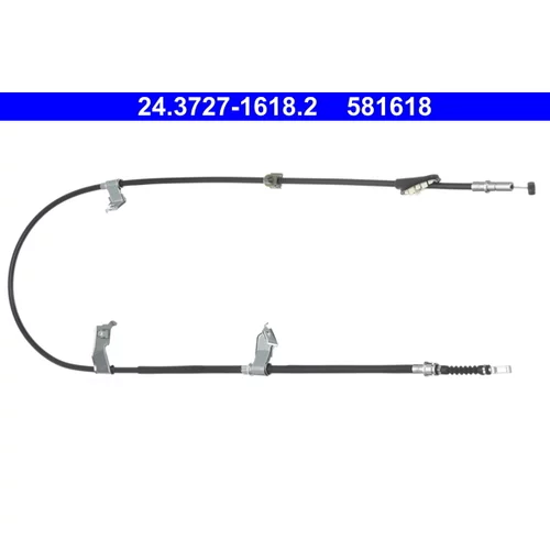 Ťažné lanko parkovacej brzdy ATE 24.3727-1618.2 - obr. 1