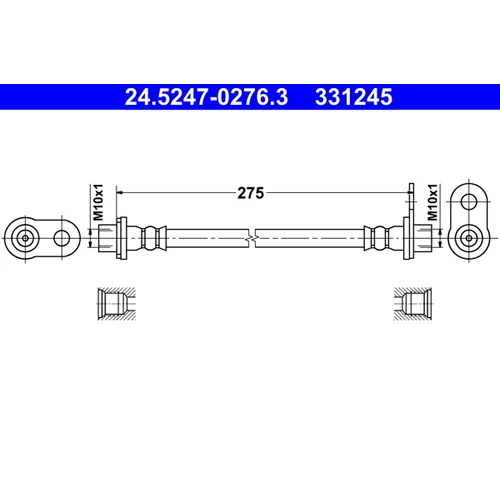 Brzdová hadica ATE 24.5247-0276.3