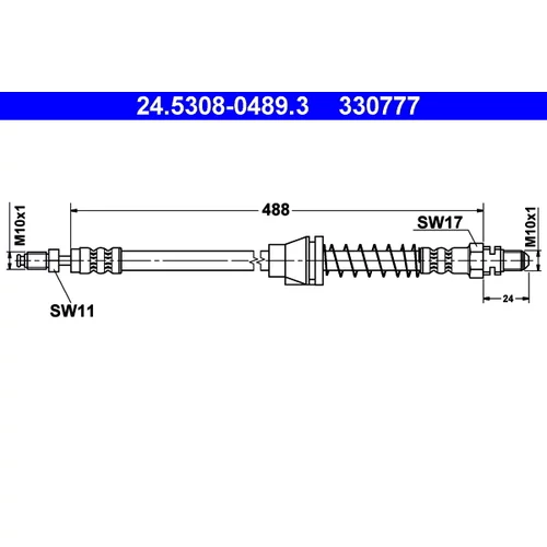 Brzdová hadica ATE 24.5308-0489.3