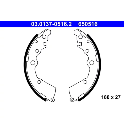 Sada brzdových čeľustí ATE 03.0137-0516.2