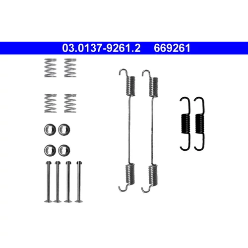 Sada príslušenstva brzdovej čeľuste ATE 03.0137-9261.2