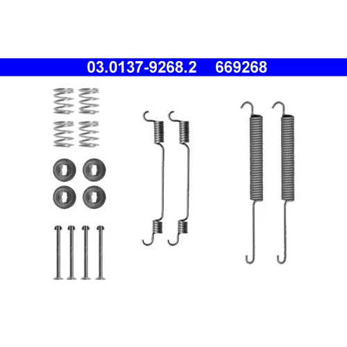 Sada príslušenstva brzdovej čeľuste ATE 03.0137-9268.2