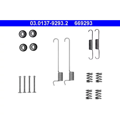 Sada príslušenstva čeľustí parkovacej brzdy 03.0137-9293.2 /ATE/