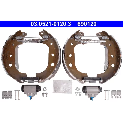 Sada brzdových čeľustí ATE 03.0521-0120.3