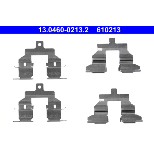 Sada príslušenstva obloženia kotúčovej brzdy ATE 13.0460-0213.2
