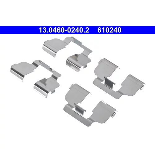 Sada príslušenstva obloženia kotúčovej brzdy ATE 13.0460-0240.2 - obr. 1