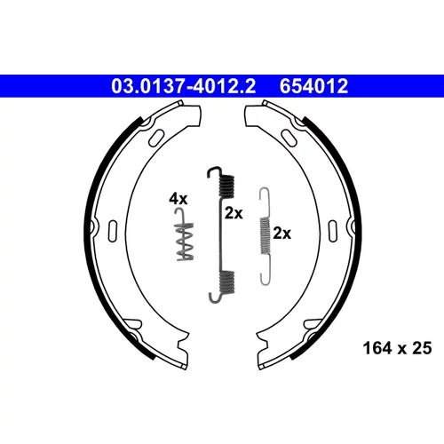 Sada brzd. čeľustí parkov. brzdy ATE 03.0137-4012.2