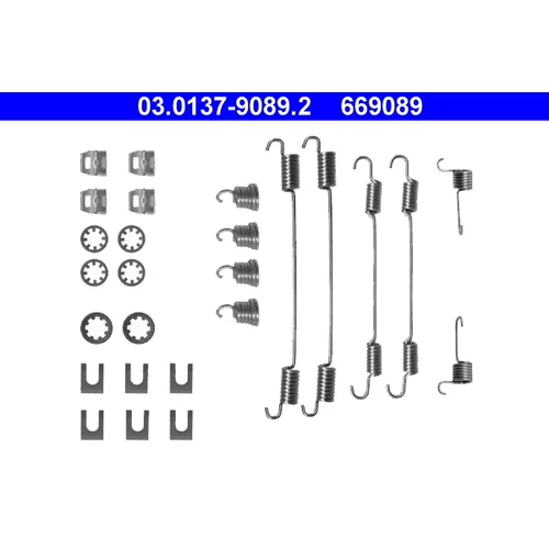 Sada príslušenstva brzdovej čeľuste ATE 03.0137-9089.2