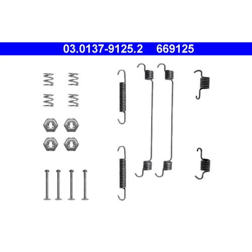 Sada príslušenstva brzdovej čeľuste ATE 03.0137-9125.2