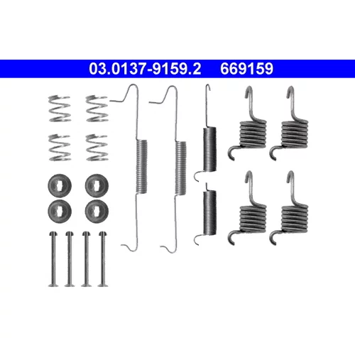 Sada príslušenstva brzdovej čeľuste ATE 03.0137-9159.2