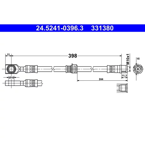 Brzdová hadica ATE 24.5241-0396.3