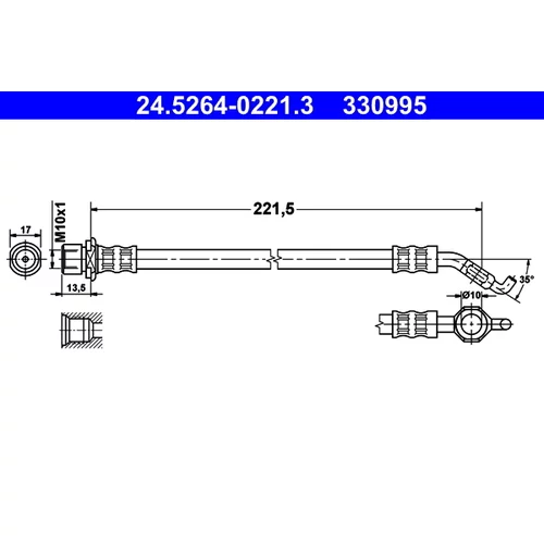 Brzdová hadica ATE 24.5264-0221.3