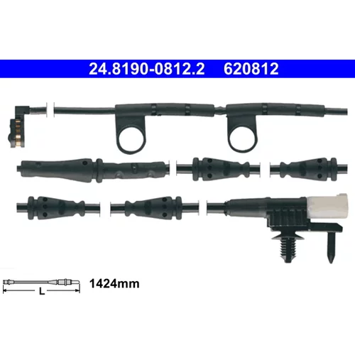 Výstražný kontakt opotrebenia brzdového obloženia ATE 24.8190-0812.2