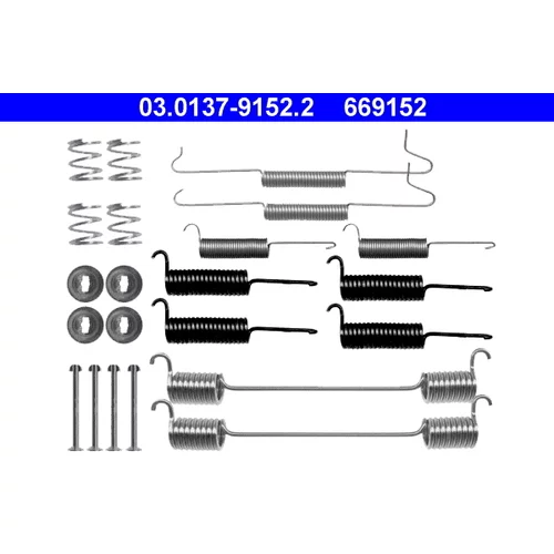 Sada príslušenstva brzdovej čeľuste ATE 03.0137-9152.2