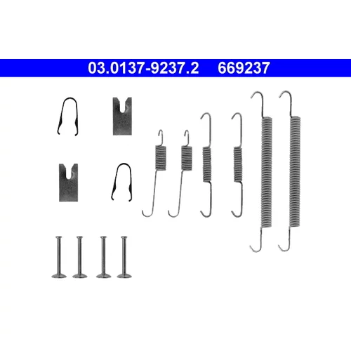 Sada príslušenstva brzdovej čeľuste ATE 03.0137-9237.2