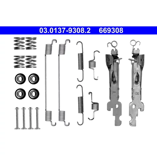 Sada príslušenstva brzdovej čeľuste ATE 03.0137-9308.2