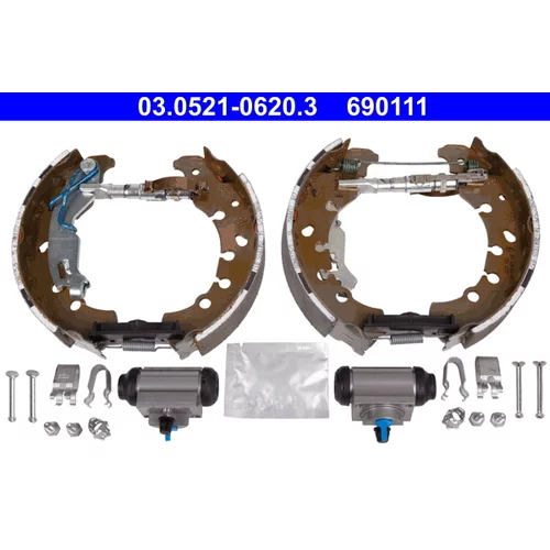 Sada brzdových čeľustí ATE 03.0521-0620.3