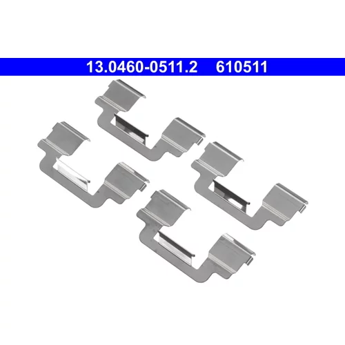 Sada príslušenstva obloženia kotúčovej brzdy ATE 13.0460-0511.2 - obr. 1