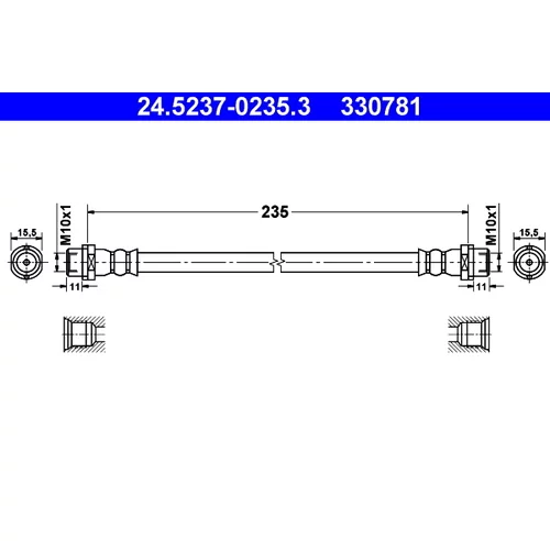 Brzdová hadica ATE 24.5237-0235.3