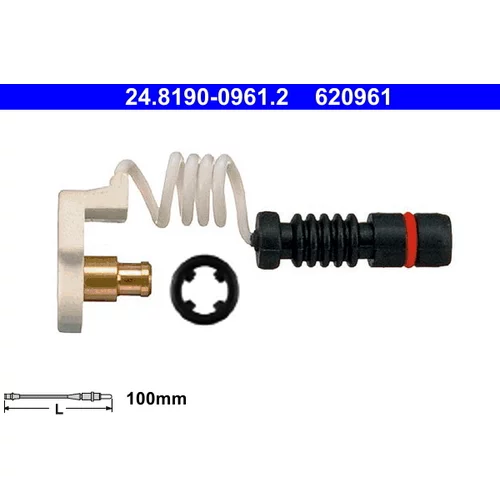 Výstražný kontakt opotrebenia brzdového obloženia ATE 24.8190-0961.2