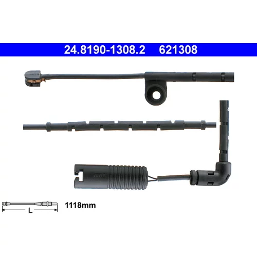 Výstražný kontakt opotrebenia brzdového obloženia ATE 24.8190-1308.2
