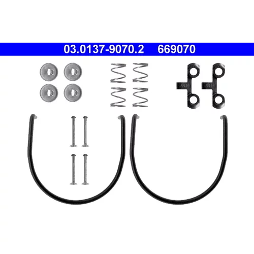 Sada príslušenstva brzdovej čeľuste ATE 03.0137-9070.2