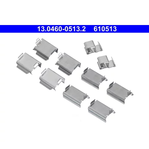 Sada príslušenstva obloženia kotúčovej brzdy ATE 13.0460-0513.2 - obr. 1