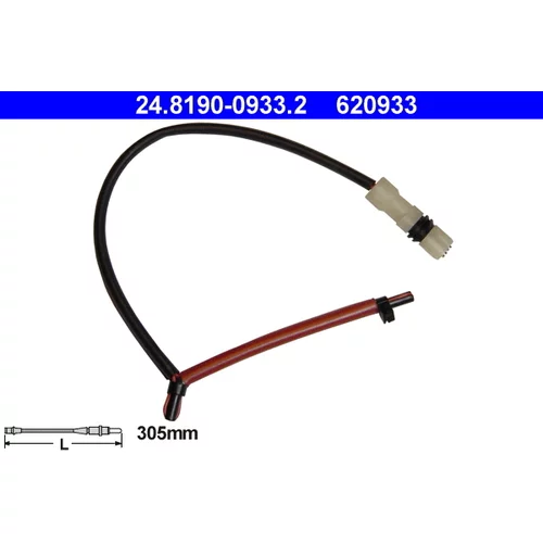 Výstražný kontakt opotrebenia brzdového obloženia ATE 24.8190-0933.2