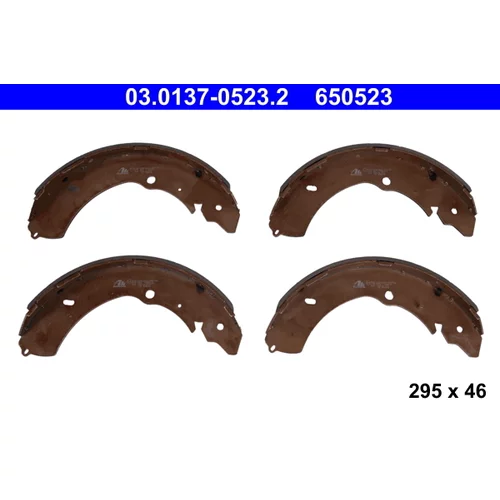 Sada brzdových čeľustí ATE 03.0137-0523.2 - obr. 1