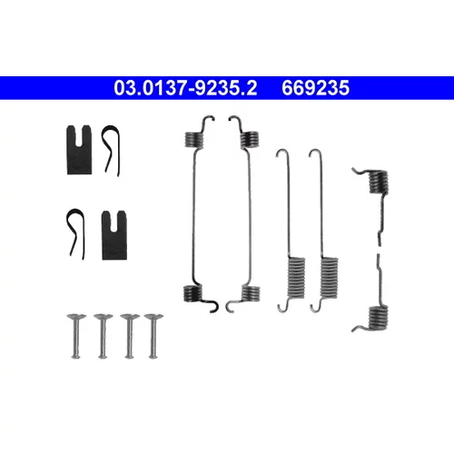 Sada príslušenstva brzdovej čeľuste ATE 03.0137-9235.2