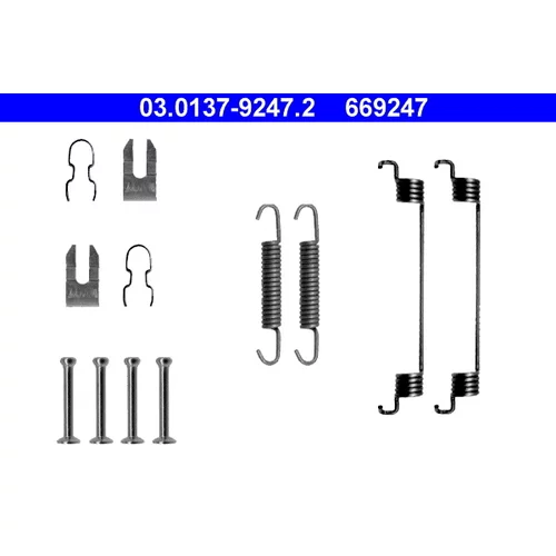 Sada príslušenstva brzdovej čeľuste ATE 03.0137-9247.2