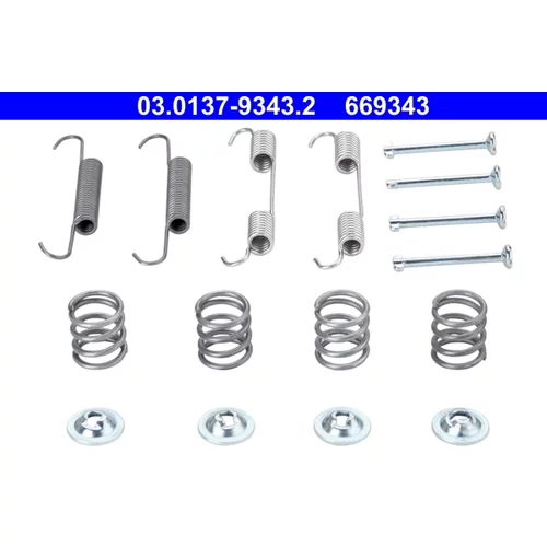 Sada príslušenstva čeľustí parkovacej brzdy ATE 03.0137-9343.2 - obr. 1