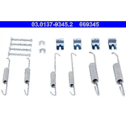 Sada príslušenstva brzdovej čeľuste ATE 03.0137-9345.2 - obr. 1