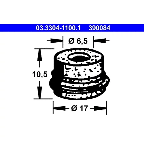Zátka nádržky na brzdovú kvapalinu ATE 03.3304-1100.1