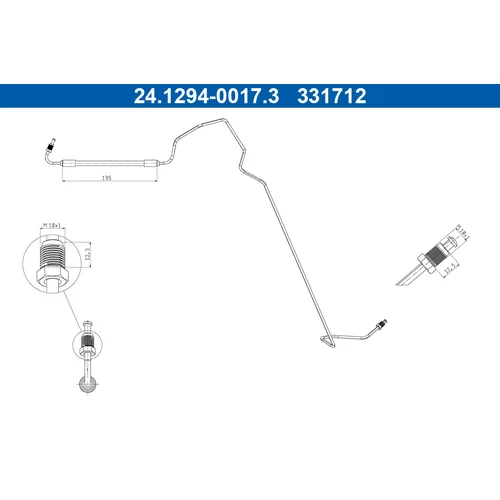 Brzdová hadica ATE 24.1294-0017.3