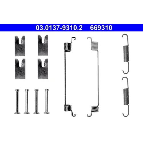 Sada príslušenstva brzdovej čeľuste ATE 03.0137-9310.2
