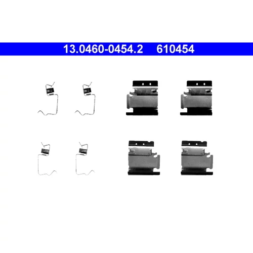 Sada príslušenstva obloženia kotúčovej brzdy ATE 13.0460-0454.2