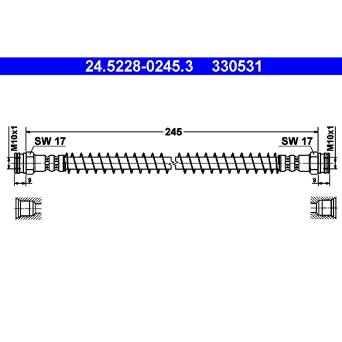 Brzdová hadica ATE 24.5228-0245.3