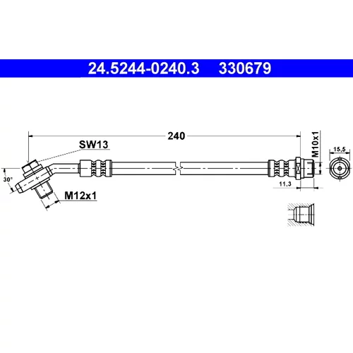 Brzdová hadica ATE 24.5244-0240.3