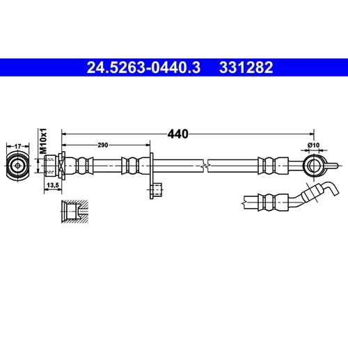 Brzdová hadica ATE 24.5263-0440.3