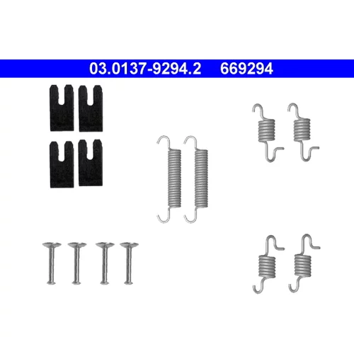 Sada príslušenstva čeľustí parkovacej brzdy ATE 03.0137-9294.2