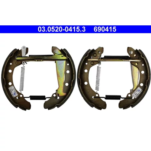 Sada brzdových čeľustí ATE 03.0520-0415.3