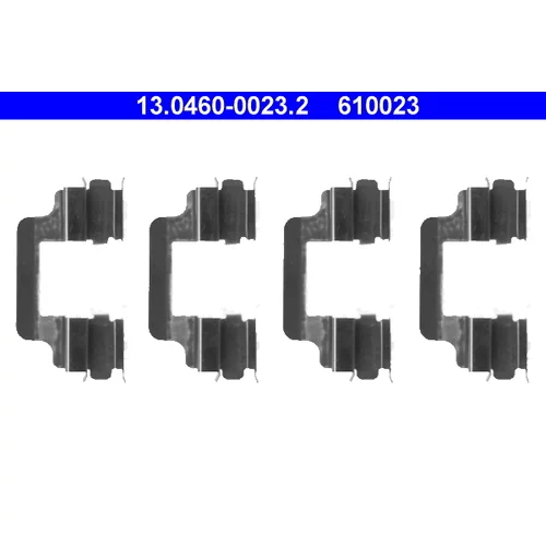 Sada príslušenstva obloženia kotúčovej brzdy ATE 13.0460-0023.2